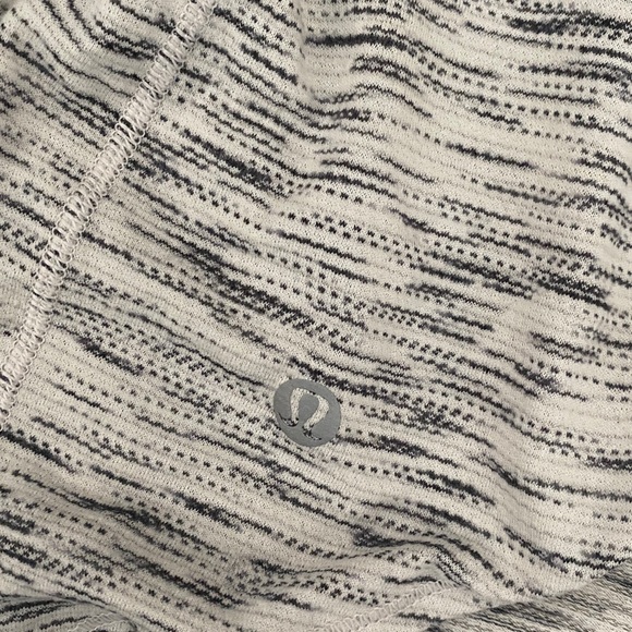 Lululemon Fast as Light Muscle Tank Tiger Space Dye Black White - Picture 3 of 3